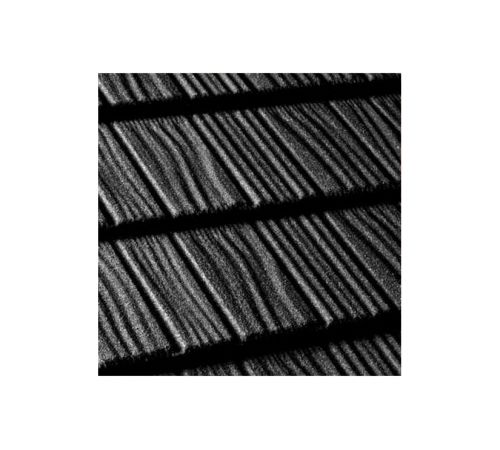 Композитная черепица GERARD Shake 1250х371 мм, цвет DARK SILVER