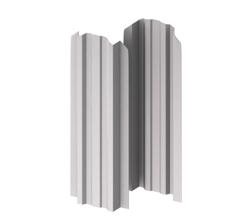 Штакетник металлический МП LАNE-O 16,5х99 NormanMP (ПЭ-01-9006-0.5)