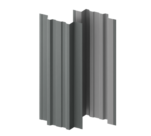 Штакетник металлический МП TRAPEZE-T 16,5х118 (ПЭ-01-7005-0.45)