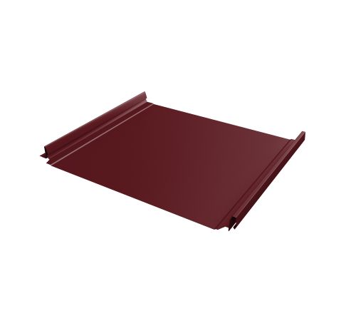 Кликфальц Pro Grand Line 0,5 Satin с пленкой на замках RAL 3005 красное вино