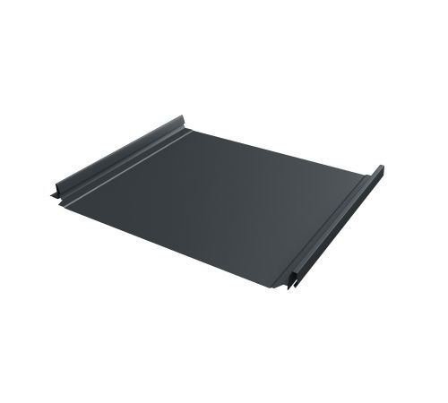 Кликфальц Pro 0,5 Satin с пленкой на замках RAL 7016 антрацитово-серый