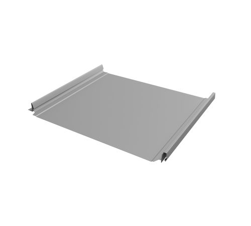 Кликфальц Pro 0,5 Satin с пленкой на замках RAL 9006