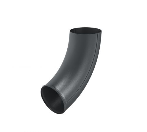 Отвод трубы d=100 AQUASYSTEM RAL 7024 PU MATT