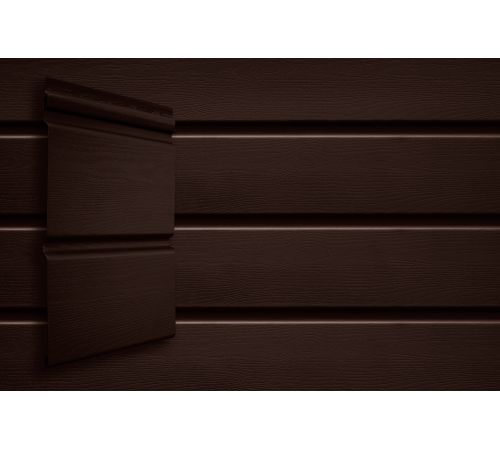 Сайдинг Двойной Брус Grand Line Акрил темный дуб (3,0м)