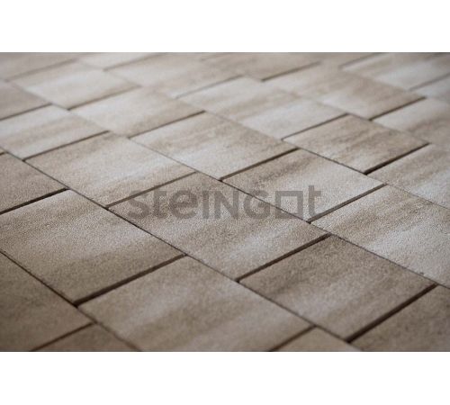 Тротуарная плитка Steingot Новый город Колормикс, комплект, толщина 60 мм, Травертин