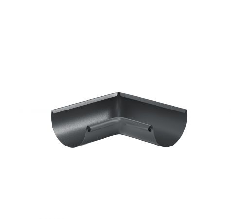 Угол желоба внутр. d=150 AQUASYSTEM RAL 7024 PU MATT